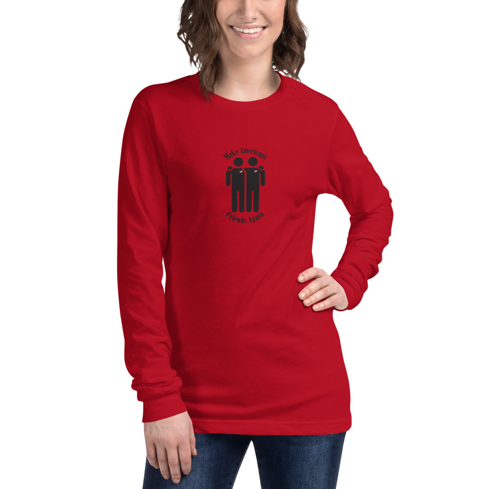 Women's Cotton Long Sleeve Crewneck Tee